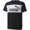 PUMA Ess+ Metallic Colorblock T-Shirt Kinder 56 - puma black/xx 140