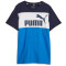 PUMA Ess+ Metallic Colorblock T-Shirt Kinder 47 - racing blue/xx 152