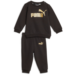 PUMA Minincats Essentials+ Crew Fleece Baby-Jogginganzug...