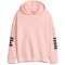 PUMA Power Colorblock Fleece Hoodie Mädchen 63 - peach smoothie 140