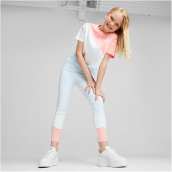 PUMA Power Cat T-Shirt Mädchen 69 - icy blue 176