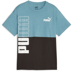 PUMA Power Colorblock T-Shirt Jungen 48 - bold blue 128