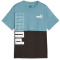 PUMA Power Colorblock T-Shirt Jungen 48 - bold blue 152