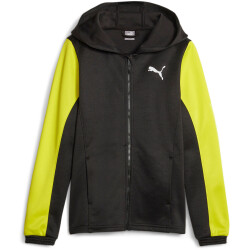 PUMA Fit DK Kapuzenjacke Jungen 01 - puma black 128