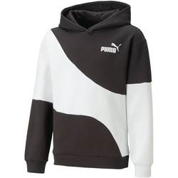 PUMA Power Cat Fleece-Hoodie Jungen 01 - puma black 140