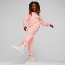 PUMA Loungewear Fleece-Jogginganzug Mädchen 63 - peach smoothie 116