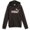 PUMA Ess+ Metallic Logo Fleece-Hoodie Mädchen 56 - PUMA black/bronze 164