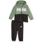 PUMA Minicats Colorblock Fleece Baby-Jogginganzug 44 - eucalyptus 62