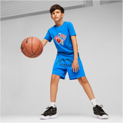 PUMA Basketball Graphic T-Shirt Jungen 47 - racing blue 128