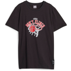 PUMA Basketball Graphic T-Shirt Jungen 01 - puma black 128