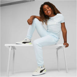 PUMA Essentials Logo T-Shirt M&auml;dchen 69 - icy blue 152