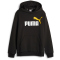 PUMA Ess+ Metallic 2 Col Big Logo Fleece-Hoodie Jungen 41 - PUMA black/yellow sizzle 152