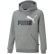 PUMA Ess+ Metallic 2 Col Big Logo Fleece-Hoodie Jungen 03 - medium gray heather 140