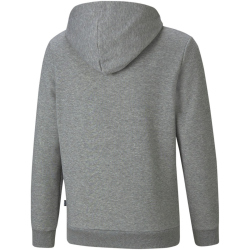PUMA Ess+ Metallic 2 Col Big Logo Fleece-Hoodie Jungen 03 - medium gray heather 152