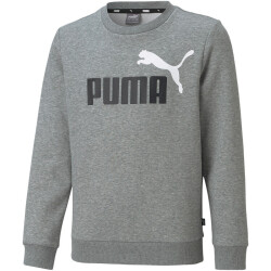 PUMA Ess+ Metallic 2 Col Big Logo Crew Fleece-Sweatshirt...
