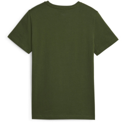 PUMA Ess+ Metallic 2 Col Logo T-Shirt Jungen 30 - myrtle 140