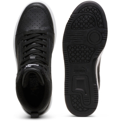 PUMA Rebound V6 Mid Winterized Sneaker Kinder 01 - PUMA black/PUMA white 35.5