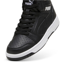 PUMA Rebound V6 Mid Winterized Sneaker Kinder 01 - PUMA black/PUMA white 35.5