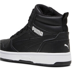 PUMA Rebound V6 Mid Winterized Sneaker Kinder 01 - PUMA black/PUMA white 35.5
