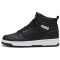 PUMA Rebound V6 Mid Winterized Sneaker Kinder 01 - PUMA black/PUMA white 35.5