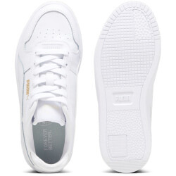 PUMA Carina Street Sneaker Mädchen 01 - PUMA white/PUMA white/PUMA gold 36