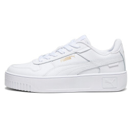 PUMA Carina Street Sneaker Mädchen 01 - PUMA white/PUMA white/PUMA gold 36