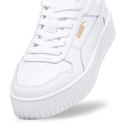PUMA Carina Street Sneaker Mädchen 01 - PUMA white/PUMA white/PUMA gold 36