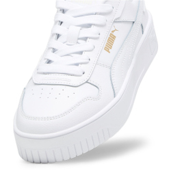 PUMA Carina Street Sneaker Mädchen 01 - PUMA white/PUMA white/PUMA gold 38.5