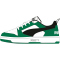 PUMA Rebound V6 Lo AC Sneaker Kinder 05 - puma white/puma black/archive green 31