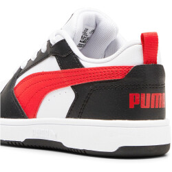 PUMA Rebound V6 Lo AC Sneaker Kinder 04 - puma white/for all time red/puma black 35