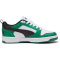 PUMA Rebound V6 Lo Sneaker Kinder 05 - PUMA white/PUMA black/archive green 36