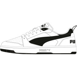 PUMA Rebound V6 Lo Sneaker Kinder 02 - PUMA white/PUMA...