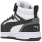 PUMA Rebound V6 Mid AC+ Sneaker Kinder 01 - PUMA white/PUMA black/shadow gray 28