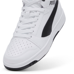 PUMA Rebound V6 Mid-Top Sneaker Kinder 02 - PUMA white/PUMA black 35.5