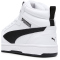 PUMA Rebound V6 Mid-Top Sneaker Kinder 02 - PUMA white/PUMA black 35.5