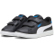 PUMA Smash 3.0 Leder-Sneaker mit Klettverschluss Kinder 08 - puma black/puma white/racing blue 31
