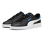 PUMA Smash 3.0 Leder-Sneaker Kinder 08 - puma black/puma white/racing blue 35.5