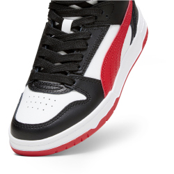 PUMA RBD Game Mid-Top Sneaker Kinder 08 - PUMA white/for all time red/PUMA black/gold 36