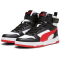 PUMA RBD Game Mid-Top Sneaker Kinder 08 - PUMA white/for all time red/PUMA black/gold 36