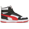 PUMA RBD Game Mid-Top Sneaker Kinder 08 - PUMA white/for all time red/PUMA black/gold 36