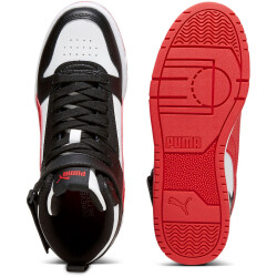 PUMA RBD Game Mid-Top Sneaker Kinder 08 - PUMA white/for all time red/PUMA black/gold 37.5
