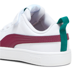PUMA Rickie AC PS Sneaker Kinder 19 - PUMA white/dark jasper/malachite 31