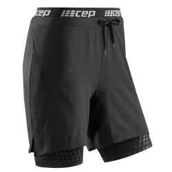 CEP Performance 2in1 Shorts Women black XS