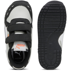 PUMA Cabana Racer Sl 20 Baby-Sneaker mit Klettverschluss 11 - ash gray/puma white/puma black 22