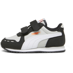 PUMA Cabana Racer Sl 20 Baby-Sneaker mit Klettverschluss 11 - ash gray/puma white/puma black 22