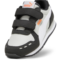 PUMA Cabana Racer Sl 20 Baby-Sneaker mit Klettverschluss 11 - ash gray/puma white/puma black 22