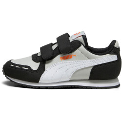 PUMA Cabana Racer SL 20 PS Sneaker mit Klettverschluß Kinder 11 - ash gray/puma white/puma black 28