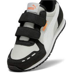 PUMA Cabana Racer SL 20 PS Sneaker mit Klettverschluß Kinder 11 - ash gray/puma white/puma black 28