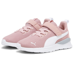 PUMA Anzarun Lite AC PS Kinder Sneaker mit Klettverschluss 32 - peach smoothie/puma white 34