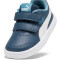PUMA Courtflex v2 Baby-Sneaker mit Klettverschluss 30 - dark night/puma white 21